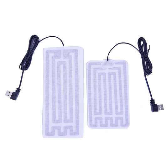 1/2pcs   5V Winter Warm Gloves Usb Powered Heated Pads Hand Warmer Pads TechElect