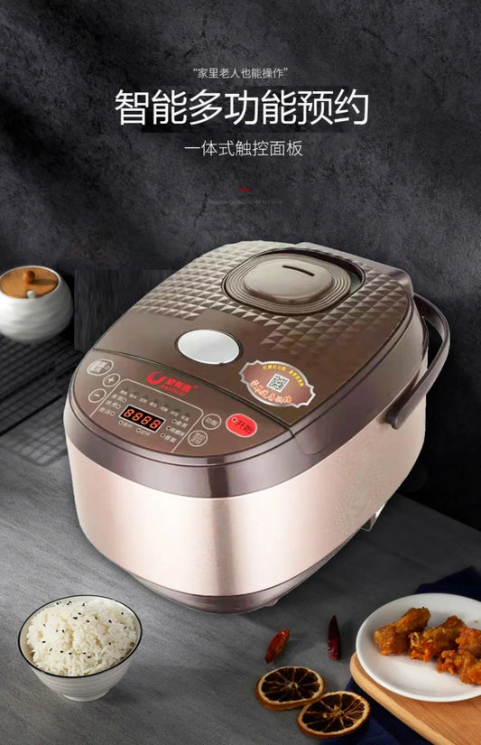 110V/220V Low Sugar Rice Cooker Smart Keep Warm Preset for USA Japan Canada Techelectronicx
