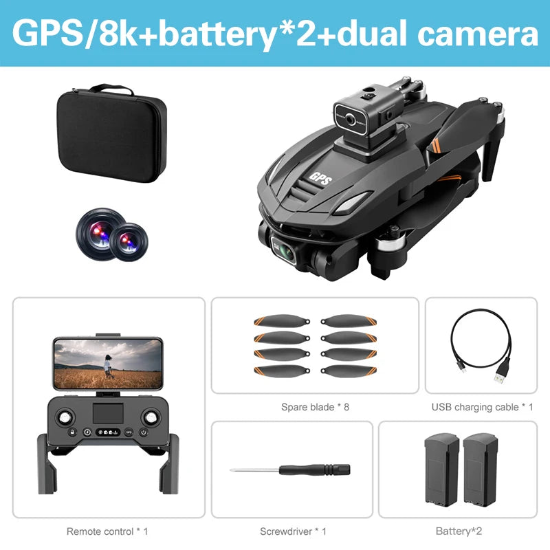 Xiaomi Mijia V168 Drone 8K 5G GPS  HD Aerial Photography Omnidirectional Obstacle Avoidance Foldable Long Flight Time Original Techelectronicx