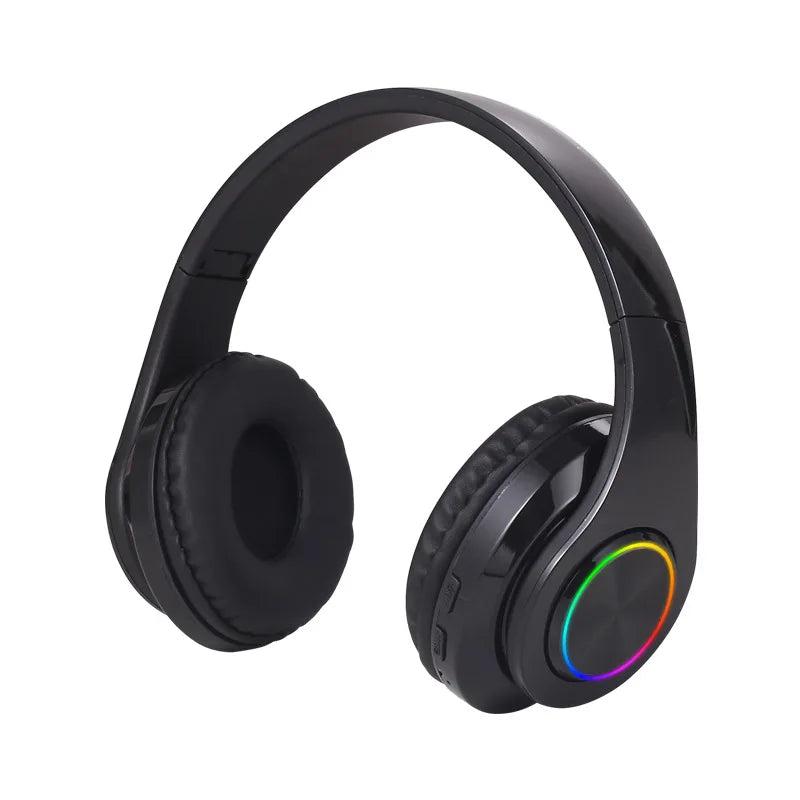 Wireless Bluetooth 5.0 Headphone With Microphone On-Ear Headset Stereo Sound Earphones Sports Gaming Foldable Headphones Game - TechElect