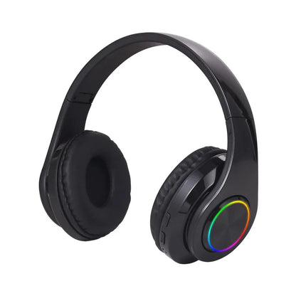 Wireless Bluetooth 5.0 Headphone With Microphone On-Ear Headset Stereo Sound Earphones Sports Gaming Foldable Headphones Game - TechElect