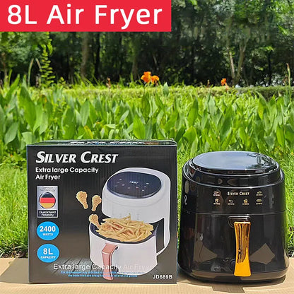 SilverCrest Airfryer Automatic Air Fryer Large Capacity Electric Fryer Chip Machine Smart Touch TechElect