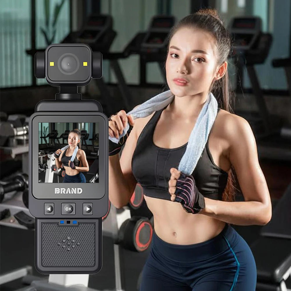 1080P WiFi Sports Wearable Camera Travel Bicycle Driver Recorder Pocket Camera for Motorcycle and Vlogging Tech Electronics