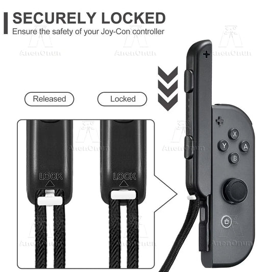 Wrist Strap for Switch/Switch OLED Joycon Replacement Parts Joy Con Controller Attachment Wrist Strap Lanyard Gaming Accessories Techelectronicx