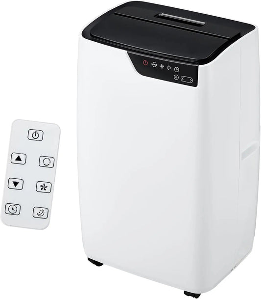 12000 BTU Portable Air Conditioners for Room up to 550 sq.ft, 3-IN-1 Free Standing Quiet Cooling Portable AC Unit, 24H Timer Techelectronicx