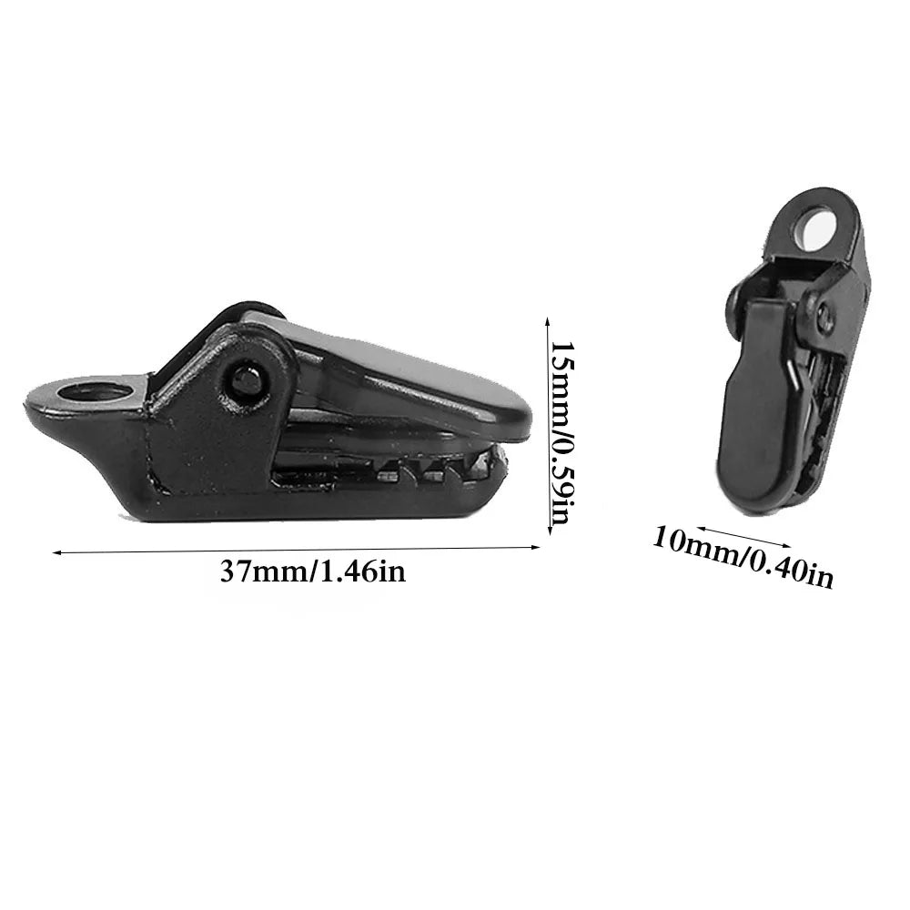 1/5/10PcsTarpaulin Clip Tent Canopy Clip Buckle Outdoor Wind Rope Clamps Reusable Awning Mountaineering Camping Accessories TechElect