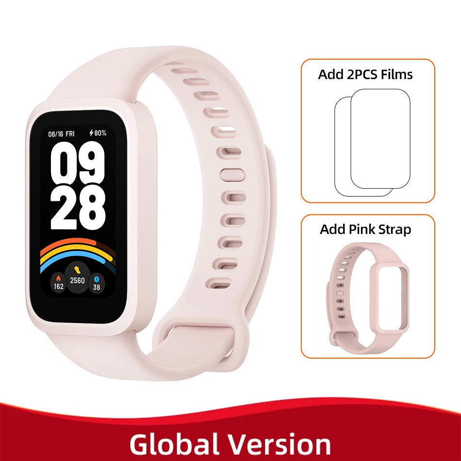 Xiaomi Mi Band 9 Active Global Version Smart Bracelet 9 Color 1.47" TFT Display 50+ Sport Modes Blood Oxygen Monitor Wristband Techelectronicx