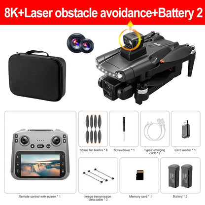 Xiaomi V198Max GPS Drone 4K Professional 8K HD Two Camera Dron Brushless Motor 5G WIFI FPV RC Quadcopter Helicopter wish Screen Techelectronicx