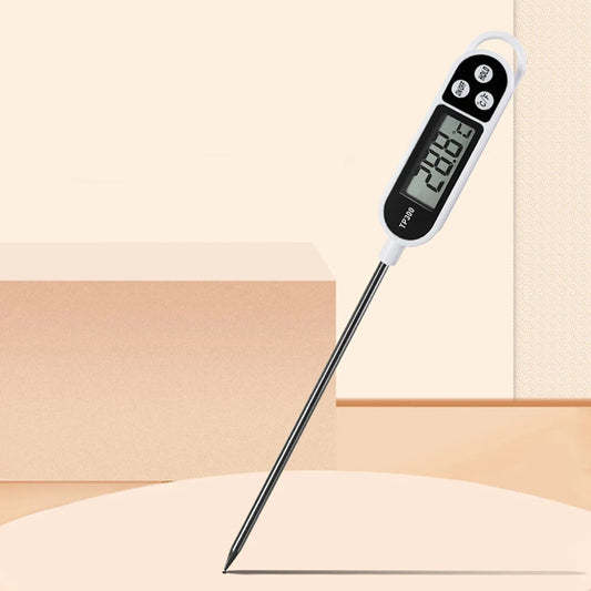 TP300 Electronic Food Thermometer LCD Display Kitchen Thermometer Digital Temperature Measuring Tool for Meat /Cooking /BBQ/Milk Techelectronicx