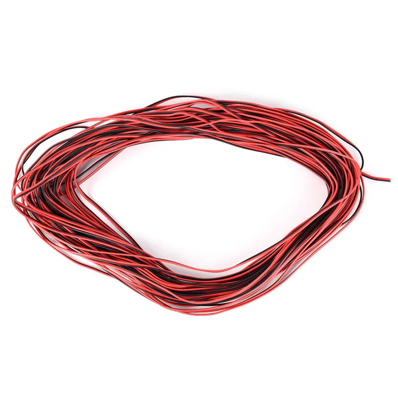 10m Extension Cable With 2pin 20 AWG For LED Strip Tape String Connect  Electrical Wire Techelectronicx