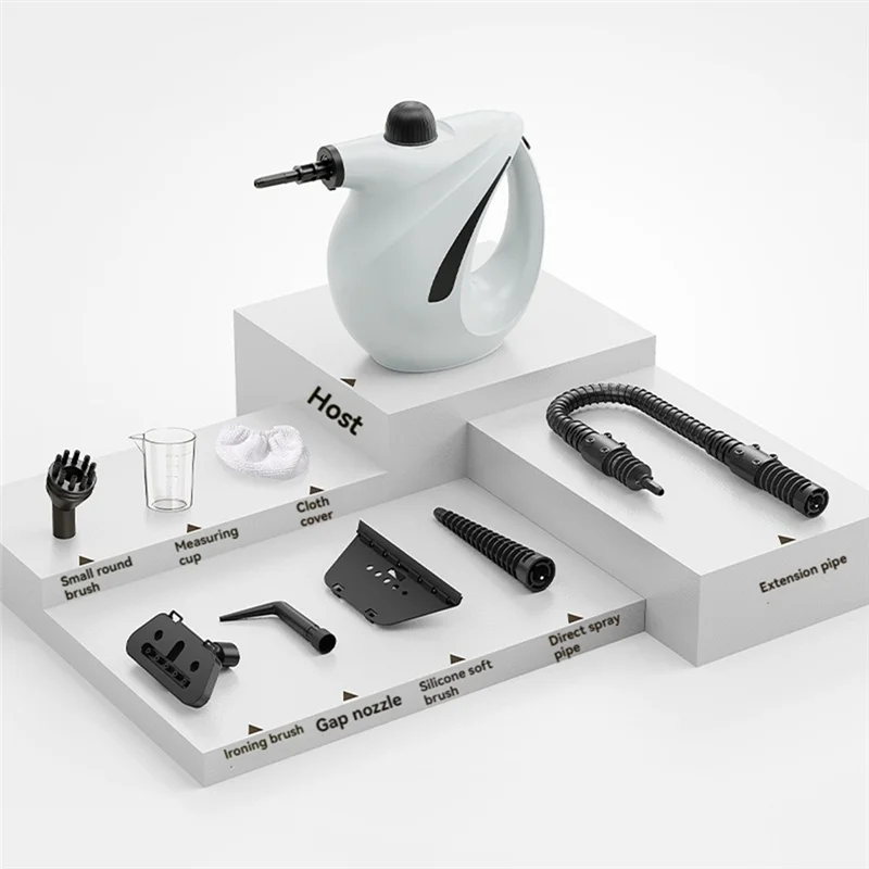【FUXQ】Pressurized Steam Cleaner For Home Portable Handheld High Temperature Steam For Couch Clothes Car Seats Kitchen Techelectronicx