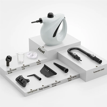 【FUXQ】Pressurized Steam Cleaner For Home Portable Handheld High Temperature Steam For Couch Clothes Car Seats Kitchen Techelectronicx