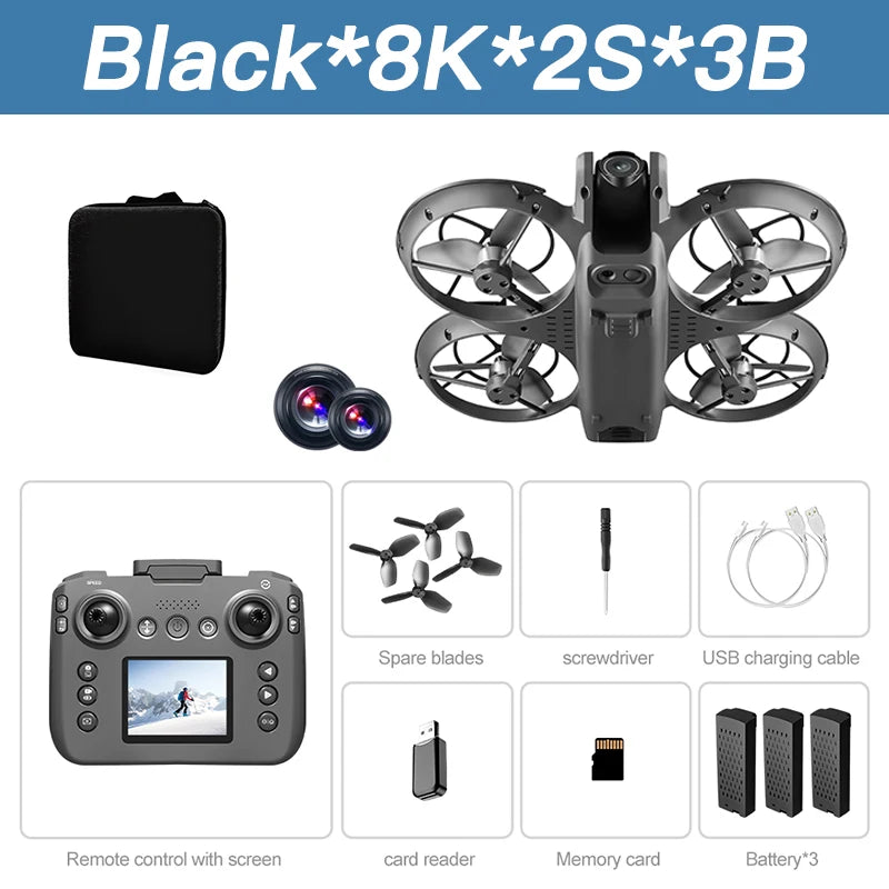 Xiaomi Mijia MINI V666 Drone 4K Professional WIFI 5G Dron Obstacle Avoidance Brushless Altitude Headless Mode RC Quadcopter Toys Techelectronicx