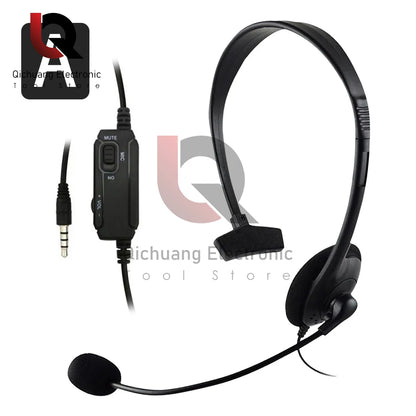 Headphones 3.5mm Wired Gaming Headset Earphones Music For PS4 Play Station 4 Game PC Chat computer With Microphone 120° Rotation - TechElect