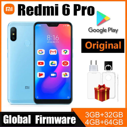 xiaomi Redmi 6 Pro Smartphone Snapdragon 625  Pixels 4000 mAh used phone Techelectronicx
