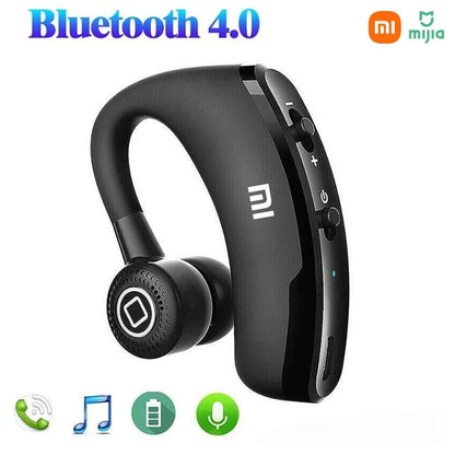 XIAOMI V9 Bluetooth Single Ear Sports Hanging Earphones with Microphone HD Music Business Touch Control Earphones Techelectronicx