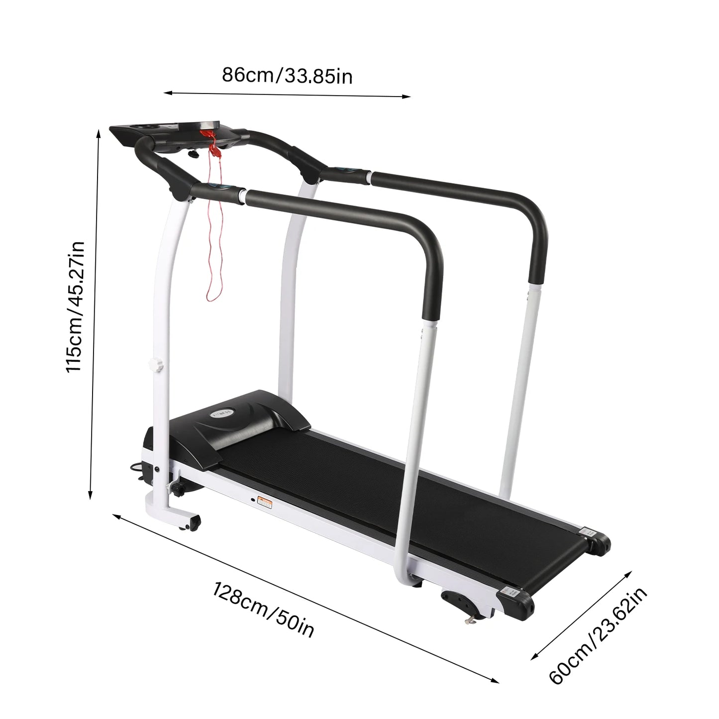 Fitness Equipment Walking Running Machine Fitness Low Speed for Elderly Home Electric Rehabilitation Treadmill TechElect