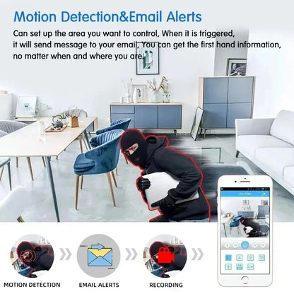 4K 8MP WiFi Surveillance Camera Wifi Outdoor Dual Lens PTZ IP Camera Auto Tracking Audio Video ONVIF Security CCTV Camera YOOSEE TechElect