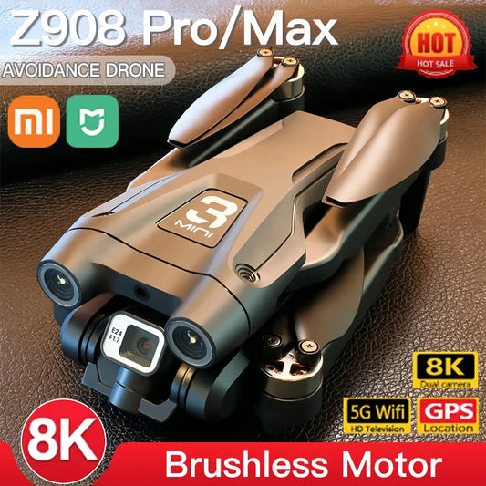 XIAOMI MIJIA Z908 Pro /MAX Drone 8K Professional Dual Camera GPS Avoidance Quadcopter Optical Flow Localization 3-side avoidance Techelectronicx