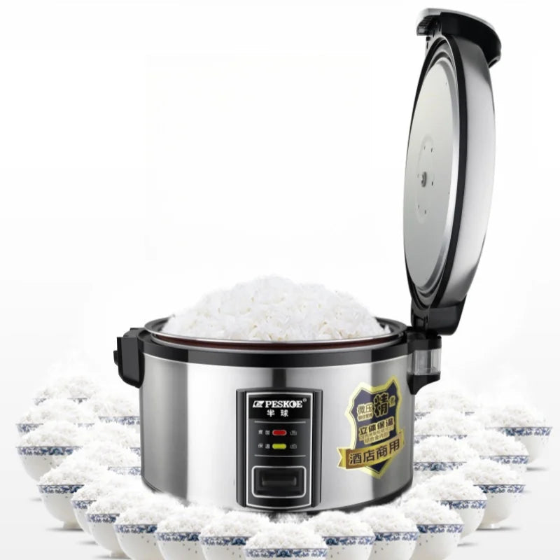 10/13/15/20/25L Commercial Rice Cooker Mechanical Control Big Capacity Hotel Restaurant Electric Cookers Pot Multicooker 220V Techelectronicx