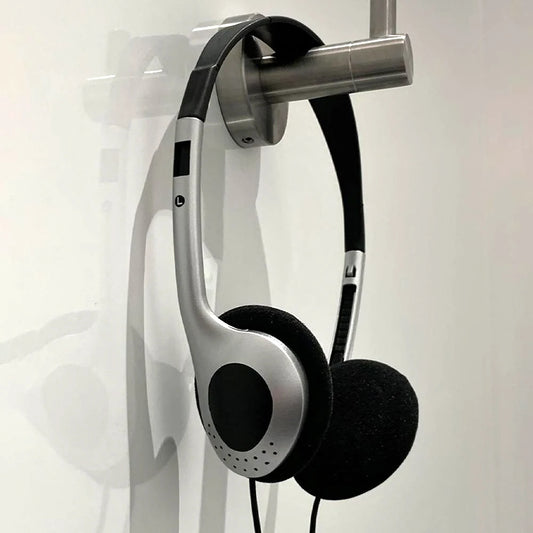 Headphones Personality Retro Headset Black Fashion Style Headset Over Ear Earbud 3.5mm Clear Headset Photo Props Personality - TechElect
