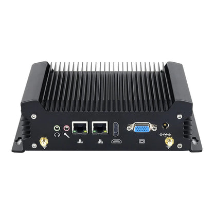 XCY Fanless IoT Industrial Mini PC Intel Core i5-1235U 2x COM RS232 2x LAN 8x USB WiFi SIM 4G LTE Windows 10/11 Linux PXE WOL Techelectronicx