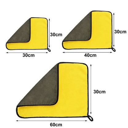 10/1Pcs Microfiber Cleaning Towel Car Cleaning Cloths Professional Detailing Car Drying Microfiber Towel Wash Towels Accessories Techelectronicx