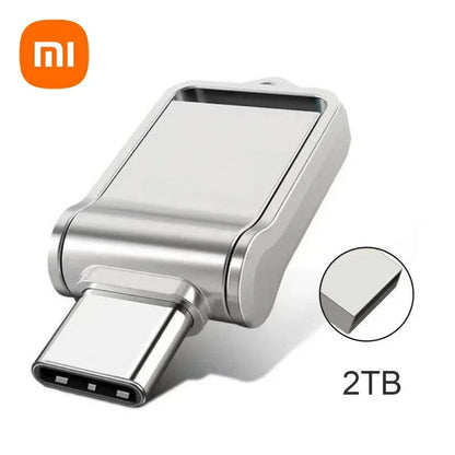 Xiaomi USB 3.2 2TB Flash Drive High Speed Type-C Interface Dual-Use Flash Memory 512GB 1TB Stick For Phone Windows 11 Computer Techelectronicx