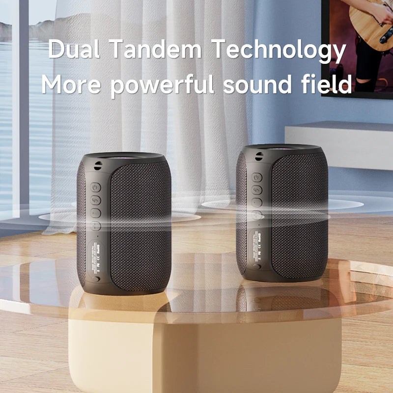 Zealot-S32PRO Powerful Bluetooth Speaker, Bass Wireless, LED Light, Outdoor Speakers, Subwoofer, Waterproof Sound Box Support Techelectronicx
