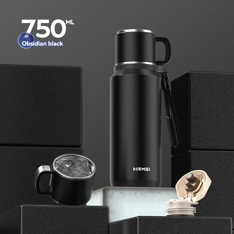 1.5L Thermos water bottle Stainless Steels Vacuum Flask Hot Coffee tea Water Heat Preservation Bottles Cold Tumbler drinkware TechElect