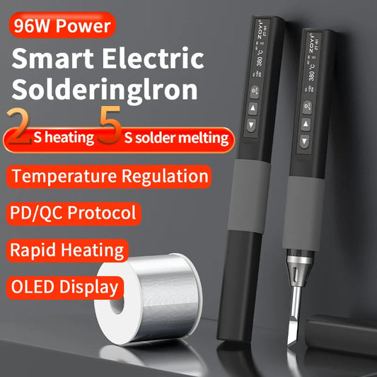 ZOYI  Smart Soldering iron 96W ZT-N1 Electrician portable constant temperature welding pen for home maintenance welding Techelectronicx