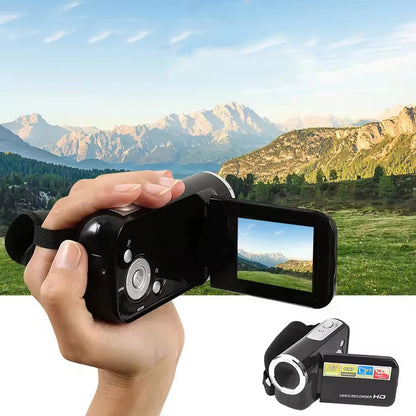 1080P Digital Camera 2 Inch Rotatable Screen Camera 16MP Vlog Camcorder Video Recorder 16x Zoom DV Video Camera with USB Cable - TechElect