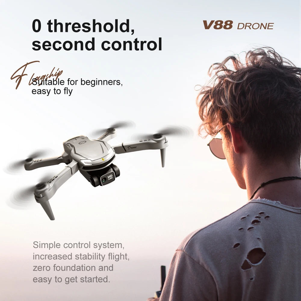 XIAOMI MIJIA 2025 NEW V88 Drone 8K GPS Professional HD Aerial Photography Dual Camera Folding Remote Control Aircraft Quadcopter Techelectronicx