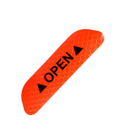 1/4PCS Car Door Reflective Sticker Safety Opening Warning Reflective Tape Car Accessories Interior Exterior Reflector Techelectronicx
