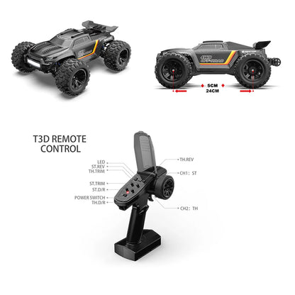 1/12 MJX Hyper Go 12212  2.4G Brushless High-speed RC Car 58KMH Off-Road Truck Remote-Controlled Vehicle Adults and Children Toy Techelectronicx