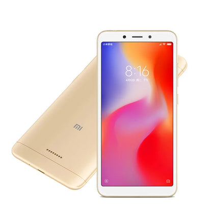 Xiaomi Redmi 6A Smartphone 5.45'' Full Screen AI Face Helio A22 Processor google play used phone Techelectronicx