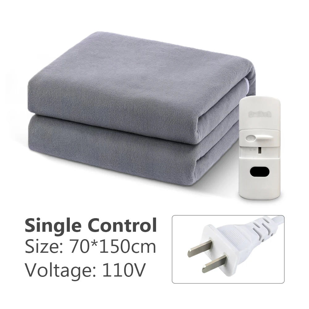 110/220V Electric Blanket Thicker Heaters Electrica Smart Control Heated Blanket Winter Carpet Mat for Home Bedroom Use TechElect