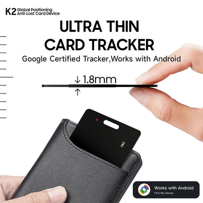 Xiaomi Google GPS Tracker Wireless Charging Card Wallet Anti Loss Device Ultrathin Intelligence Locator For Android Google 2025 Techelectronicx