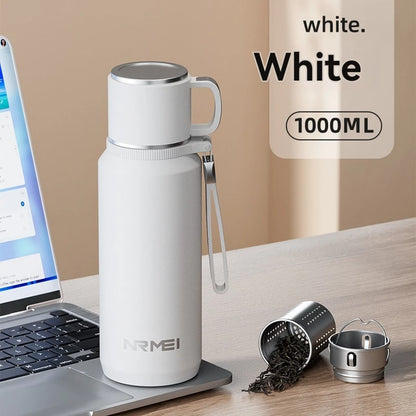 1.5L Thermos water bottle Stainless Steels Vacuum Flask Hot Coffee tea Water Heat Preservation Bottles Cold Tumbler drinkware TechElect