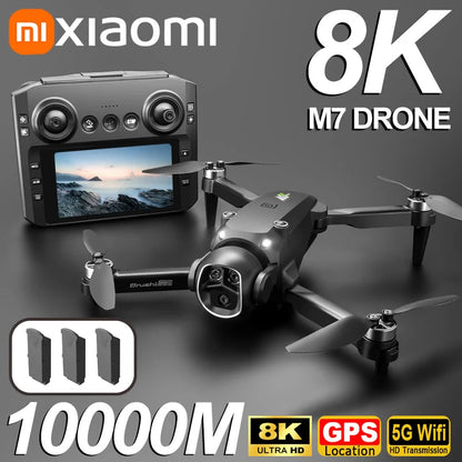 Xiaomi M7 Drone 8K Aerial HD Dual Camera Photography Intelligent Obstacle Avoidance Brushless Power 5G WIFI GPS Return Drone TechElect