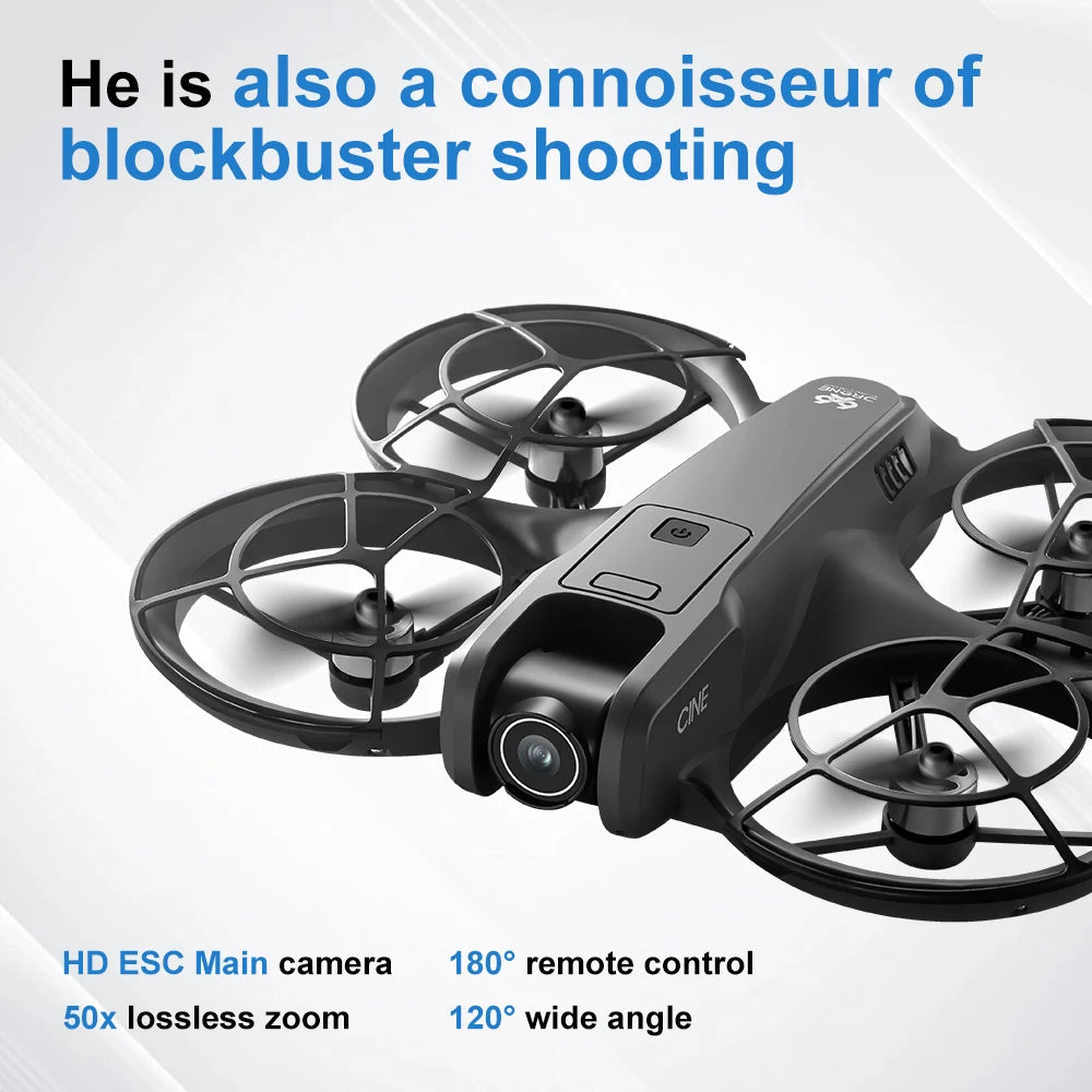 Xiaomi V666 Mini Drone 4K Professional Aerial 8k Dual Camera Intelligent obstacle avoidance  Brushless Quadcopter Kid RC Toy Techelectronicx