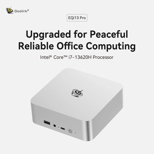 Beelinnk EQi13  Mini PC i5-13500H/i7-13620H DDR4 PCle4.0 WiFi6 BT5.2 Desktop Office Gaming Computer TechElect