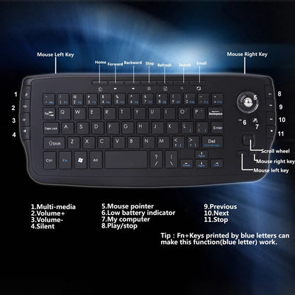 Xiaomi New Mechanical Keyboard Trackball Mouse 2.4G 2-in-1 Portable Quick Connection Function  For Computers Tablets And Tvs Techelectronicx