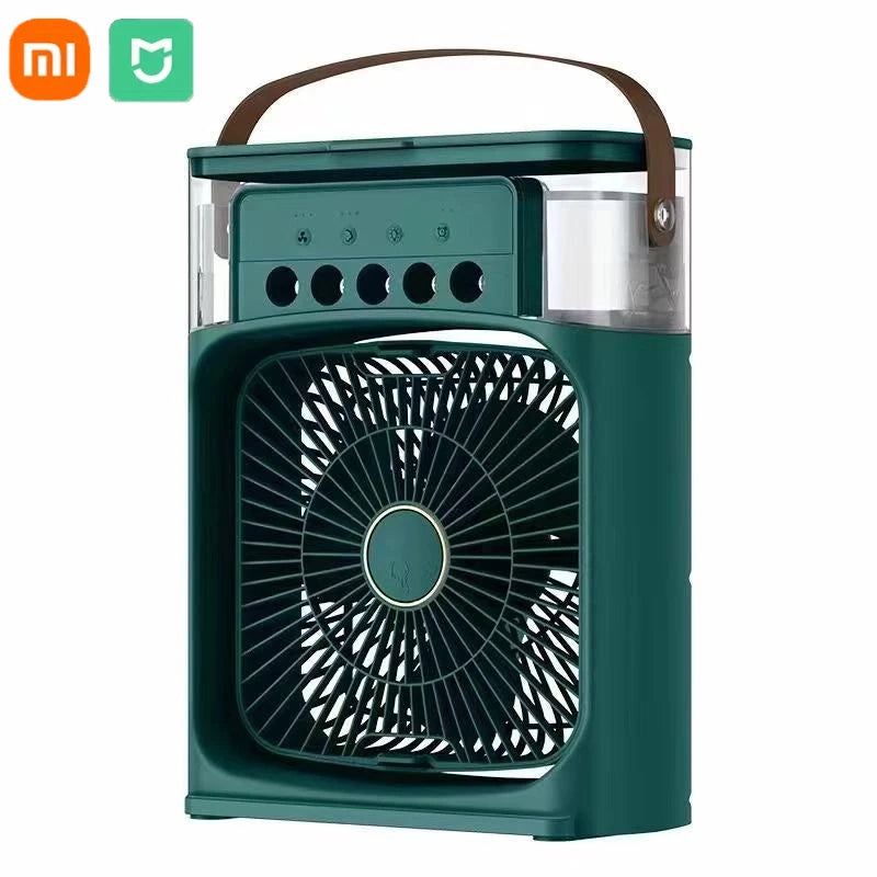 Xiaomi 3-in-1 Portable Air Conditioner Fan With LED Night Light Household Mini Humidifier Air Cooler Office Home Adjustable Fan Techelectronicx