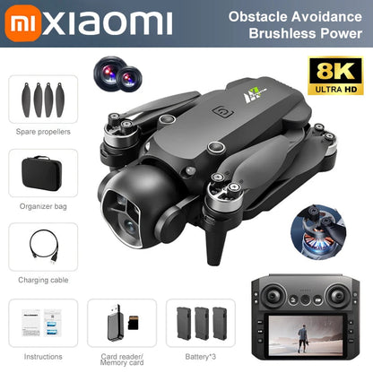Xiaomi M7 Drone 8K Aerial HD Dual Camera Photography Intelligent Obstacle Avoidance Brushless Power 5G WIFI GPS Return Drone TechElect
