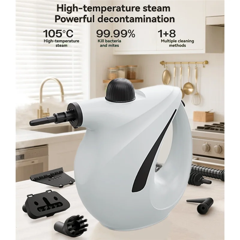【FUXQ】Pressurized Steam Cleaner For Home Portable Handheld High Temperature Steam For Couch Clothes Car Seats Kitchen Techelectronicx
