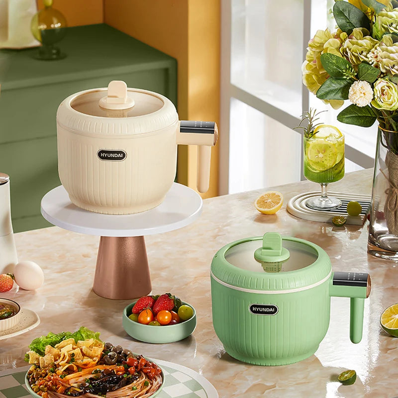 1.5L Electric Rice Cooker Smart Cooking Pot Multicooker Lunch Box Rice Cookers Dormitory Hot Pot Non-stick Electric Skillet 220V TechElect