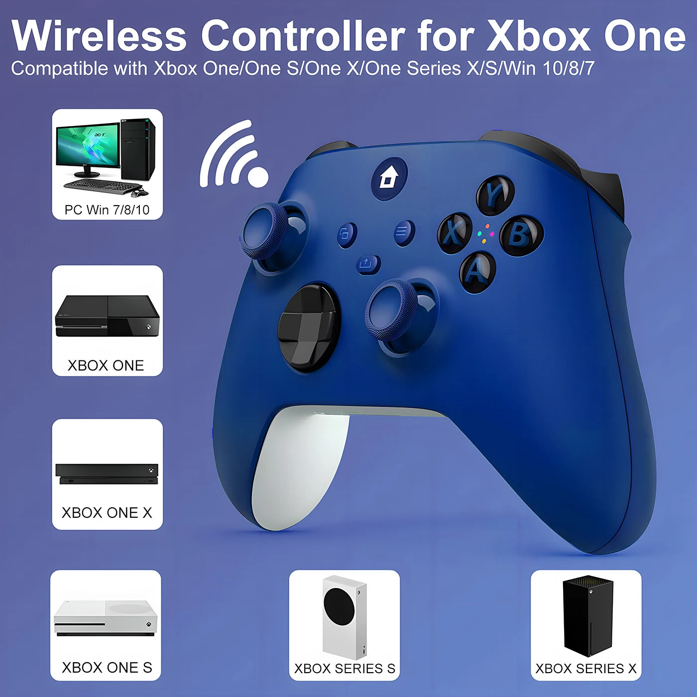Xbox One Controller 2.4G Wireless Game Controller For Xbox one Series X/S With 2.4G Adapter Receiver For Windows PC Gamepad Gift Techelectronicx