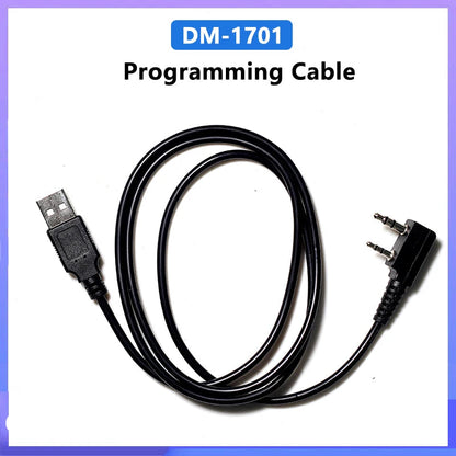 USB Programming Cable Baofeng DM-1701 Open GD77 For BF DMR Walkie Talkie DM-5R DM-1801 DM-1702 DM-1706 Two Way Radio Accessories Techelectronicx