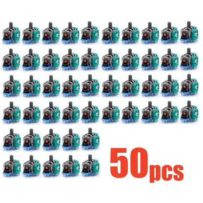 10pcs 3D Analog Joystick for PS4 Sensor Module Thumb Stick Replacement Parts for PS5 Gamepad Controller Accessory Repair parts Techelectronicx